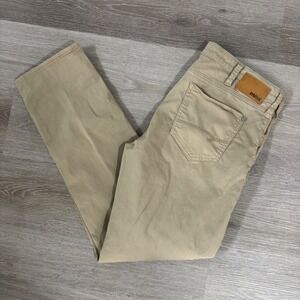 Mavi Zach Straight Leg Pants Mens 38x34 Tan Khaki Twill Chino 453 Stretch